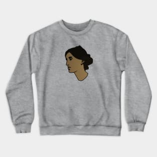 Disembodied Head of Virginia Woolf Crewneck Sweatshirt